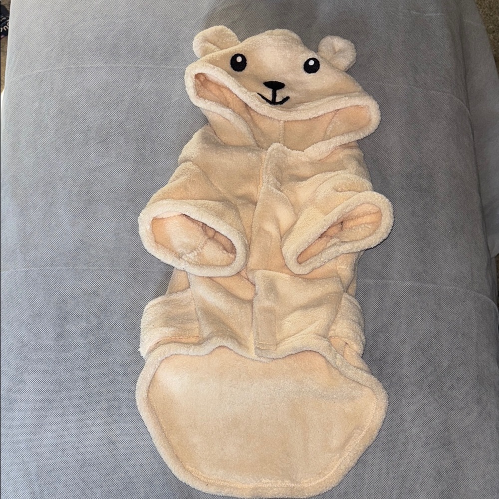 Adorable Bear Hoodie Robe  for Pets
